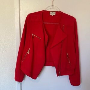 Red jacket
